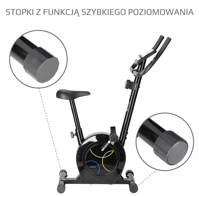 Magnetisches Heimtrainer, Schwarz, Verstellbarer Widerstand