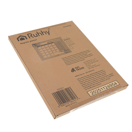 Magnetic Fridge Planner, 30x40 cm, Dry-Erase Calendar