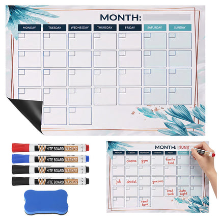 Magnetic Fridge Planner, 30x40 cm, Dry-Erase Calendar