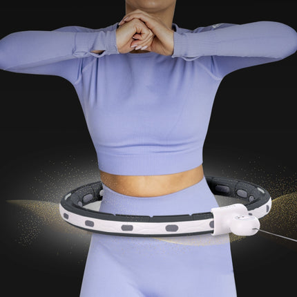 Magnetischer Hula-Hoop mit Gewicht, Zähler und Taillenstütze