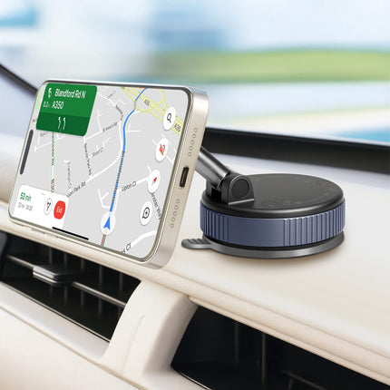Magnethalter für Telefone mit Vakuumhalterung, verstellbar, faltbar