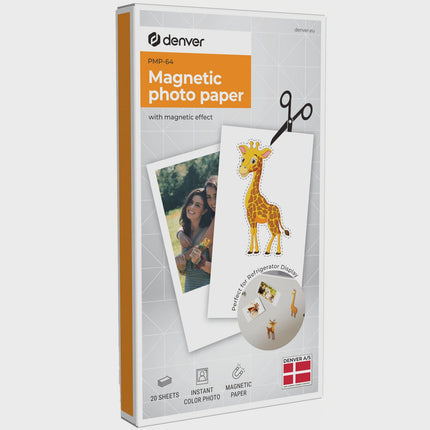 Magnetic Photo Paper for Printers, 20 Sheets