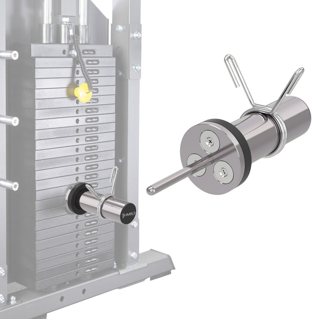 Magnetický kolík pro navýšení zátěže činkové věže