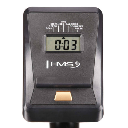 Magnetic Stationary Bike, Adjustable Resistance, Black