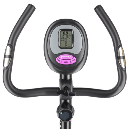 Magnetic Stationary Bike, Black/Purple