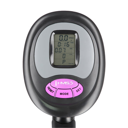 Magnetic Stationary Bike, Black/Purple