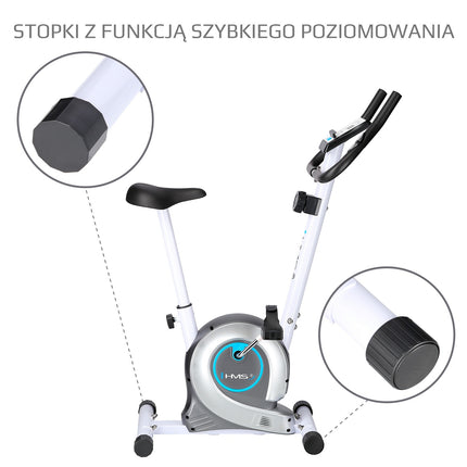 Magnetický rotoped, bílá, nastavitelný odpor