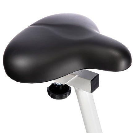 Magnetisches Heimtrainer-Fahrrad, Weiß-Grün, Heimfitness