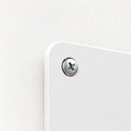 Magnetic Steel White Board, 70x30 cm, Chalk Markers Included