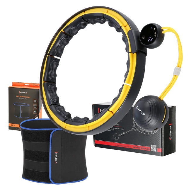 Magnetischer Gewichts-Hula-Hoop mit Zähler & Schlankheitsgürtel
