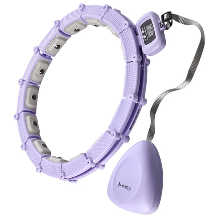Magnetic Weighted Hula Hoop with Counter, Violet