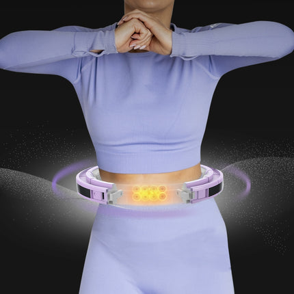 Magnetický zátěžový hula hoop s počítadlem, fialová