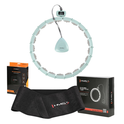 Magnetic Weighted Hula Hoop with Counter & Waist Support