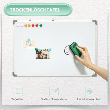 Magnetische trocken abwischbare Weißwandtafel mit Zubehörset
