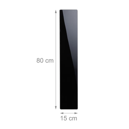 Magnetic board in black glass