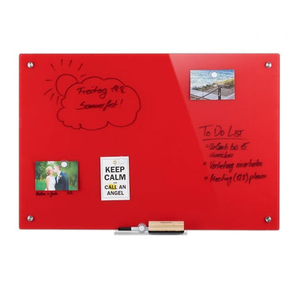 Magnetic glass board