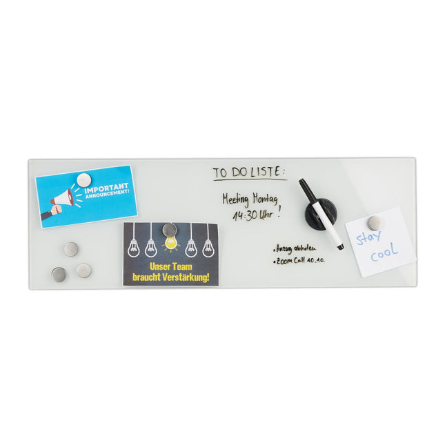 Magnetische Glastafel