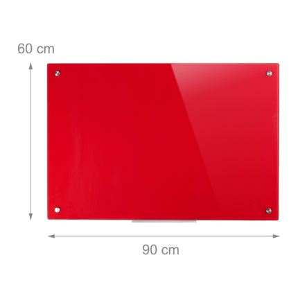Magnetic glass board