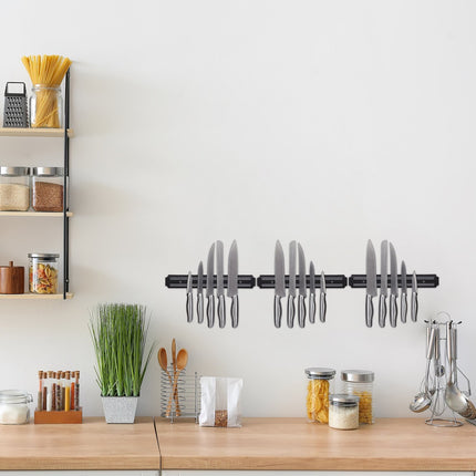 Magnetic tape knife set of 3