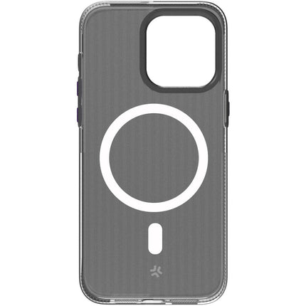 Magsuit MagSafe kompatible Hülle iPhone 16 halbtransparent Schwarz