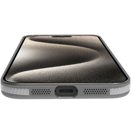 Magsuit MagSafe kompatible Hülle iPhone 16 halbtransparent Schwarz