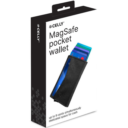 Magwalletpt MagSafe Kartenhalter und Geldbörse Schwarz