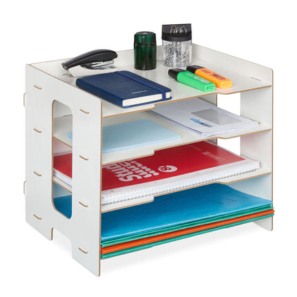 poštovní schránka z MDF se 3 přihrádkami