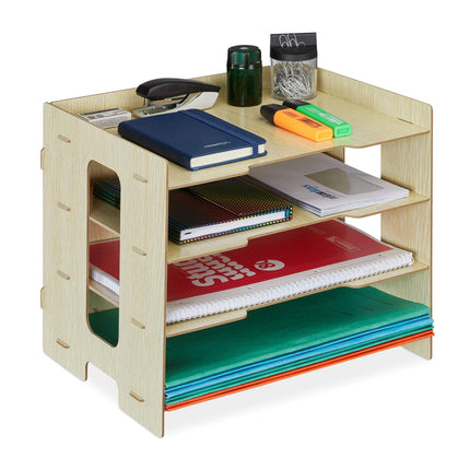Mailbox in MDF with 3 compartments