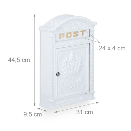 Briefkasten im Antik-Stil