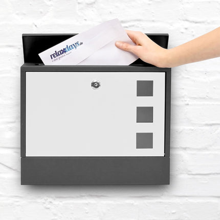 Briefkasten zweifarbig