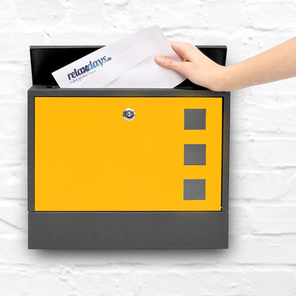 Briefkasten zweifarbig