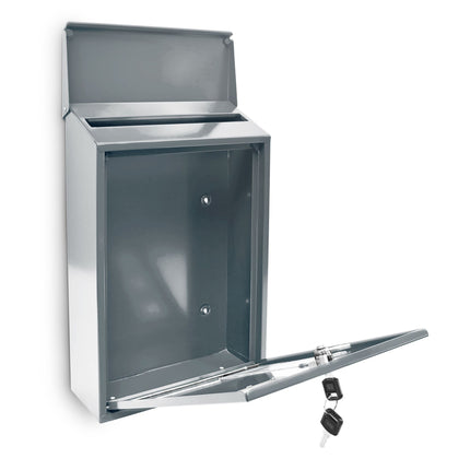 Mailbox with 3 square viewing windows