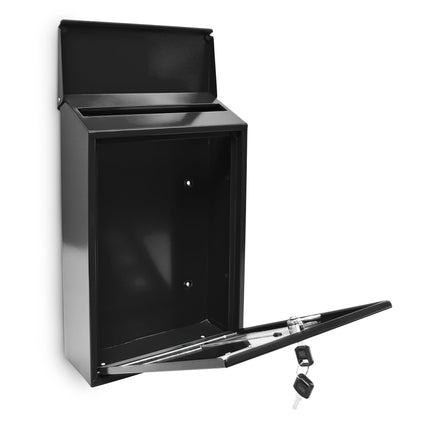 Mailbox with 3 square viewing windows