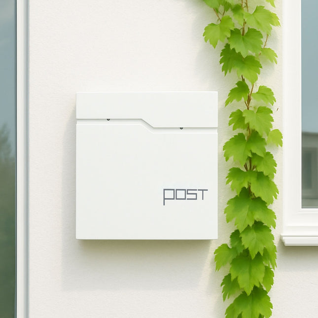 Briefkasten mit Zeitungsfach – Modernes Design, sicheres Schloss