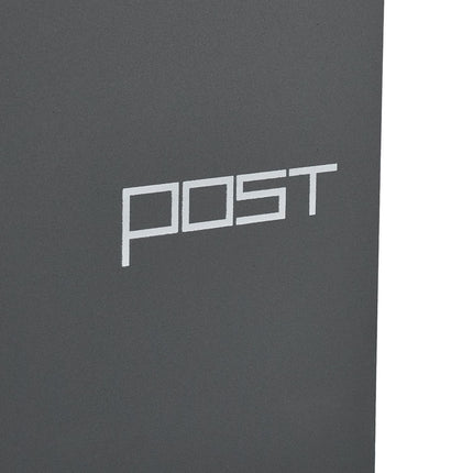 Briefkasten mit Zeitungsfach – Modernes Design, sicheres Schloss
