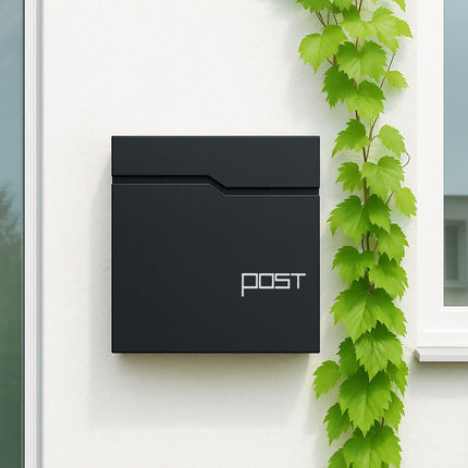 Mailbox with Newspaper Holder – Modern Design, Secure Lock