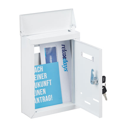 Mailbox with nameplate