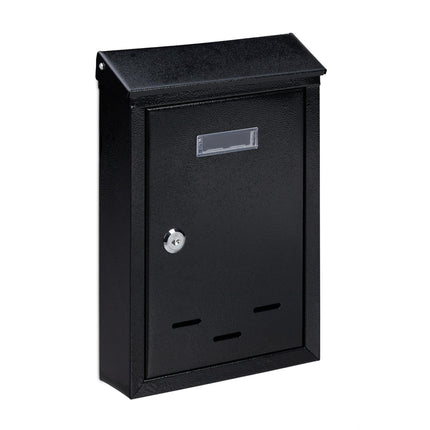 Mailbox with nameplate