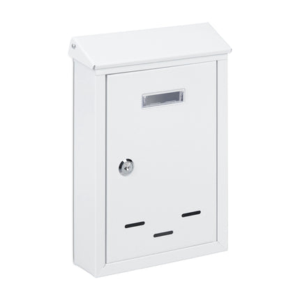 Mailbox with nameplate