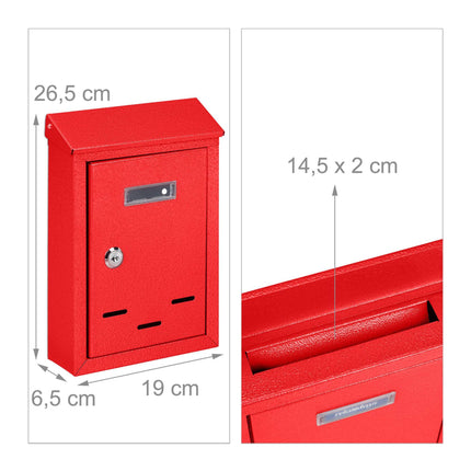 Mailbox with nameplate