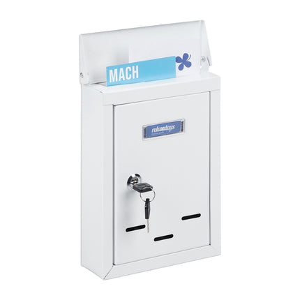 Mailbox with nameplate