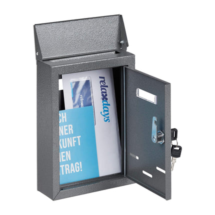 Mailbox with nameplate