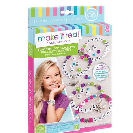 Make It Real Charm Bracelets Diy Kit "Block & Rock"