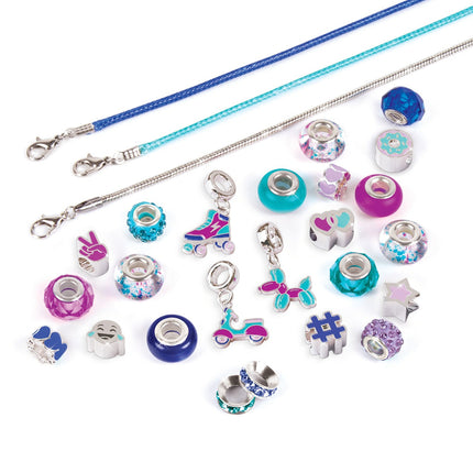 Make It Real Diy Halo Charms Bracelets Set "True Blue"