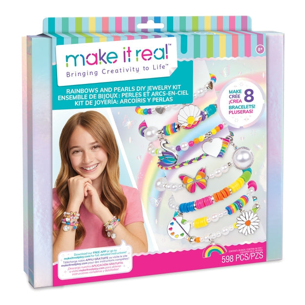 Make It Real Diy Schmuckset Regenbogen und Perlen