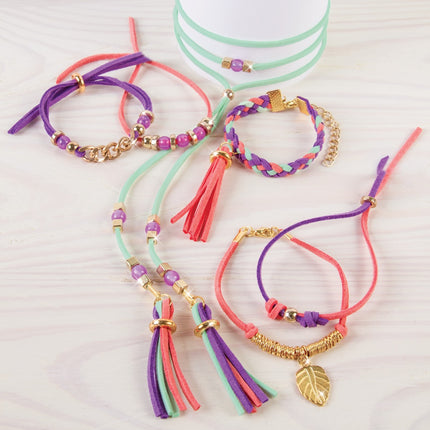 Make It Real Diy Jewelry Set Suede Bracelets