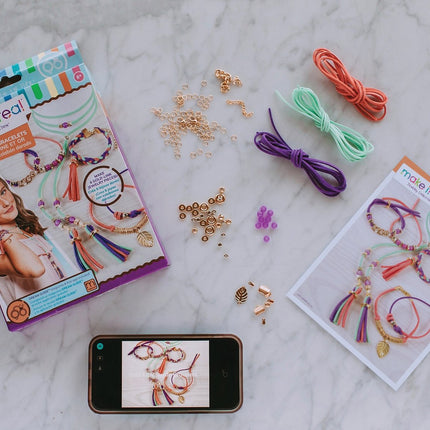 Make It Real Diy Jewelry Set Suede Bracelets