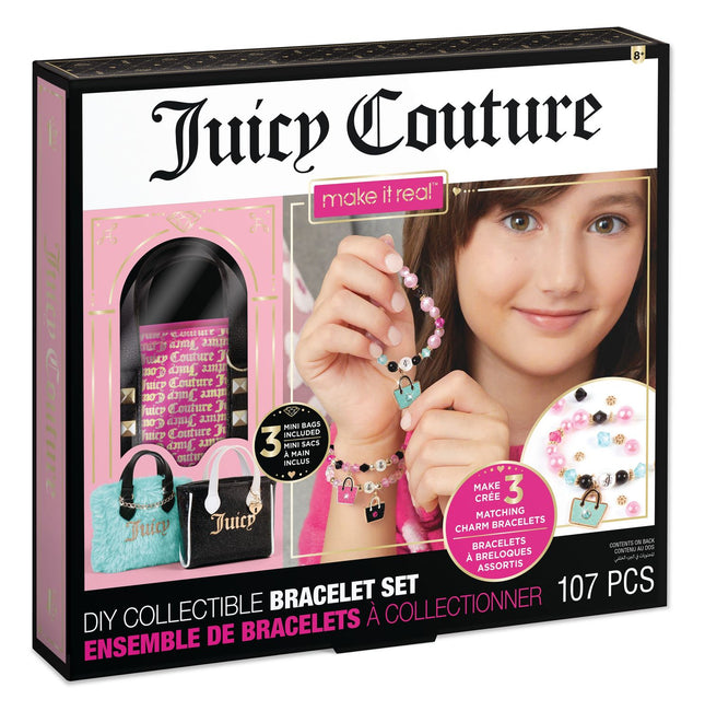 Make It Real Juicy Couture velká sada 3 kabelky a náramek
