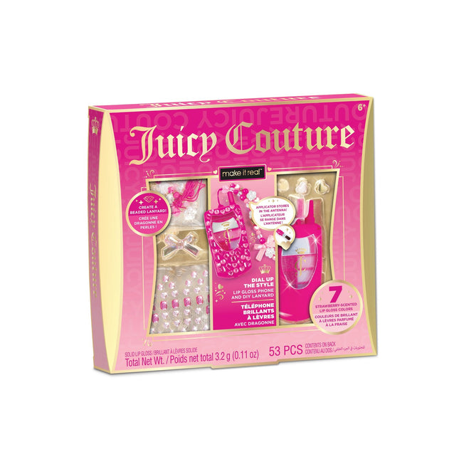 Make It Real Juicy Couture Dial Up The Style Lip Gloss Telefon und DIY-Schlüsselband
