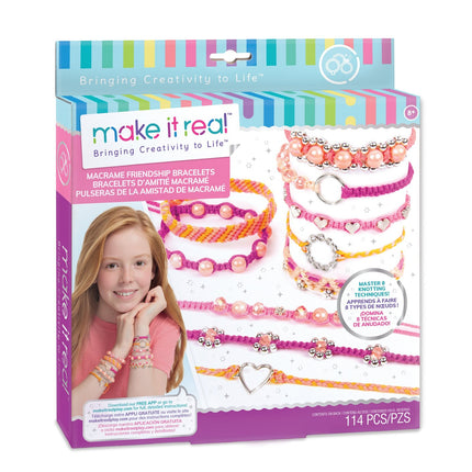 Make It Real Macrame Diy Set "Friendship Bracelets"